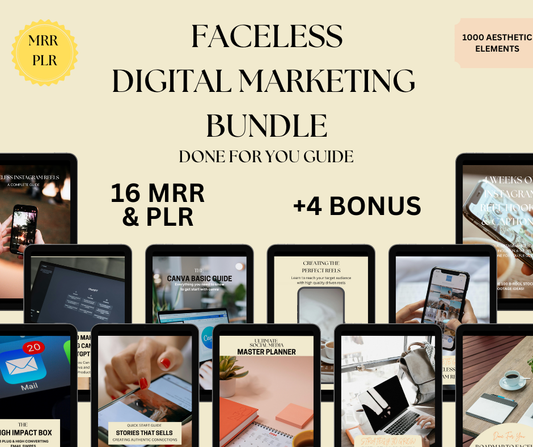 Faceless Digital Marketing Bundle